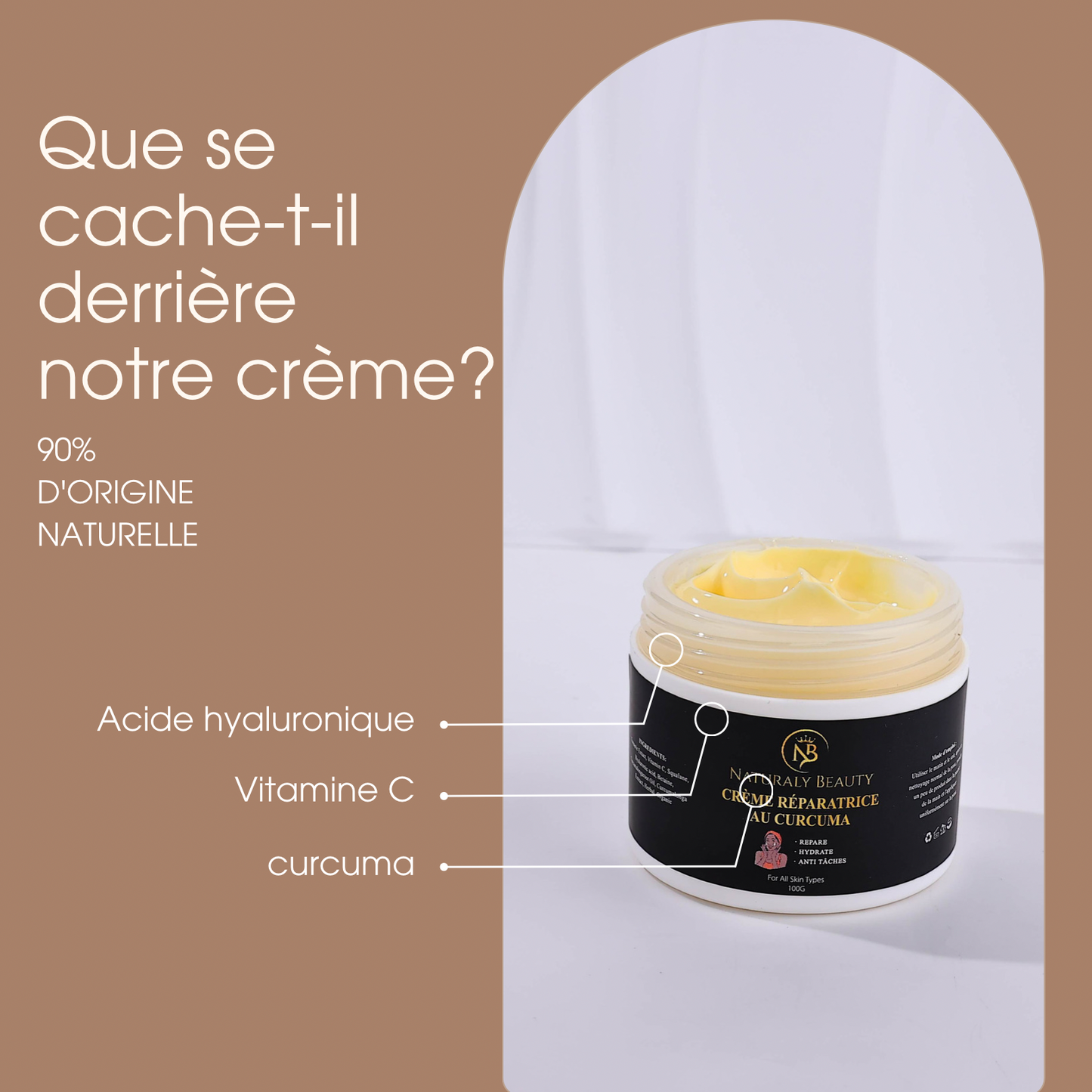 CREME ANTI-TACHES AU CURCUMA
