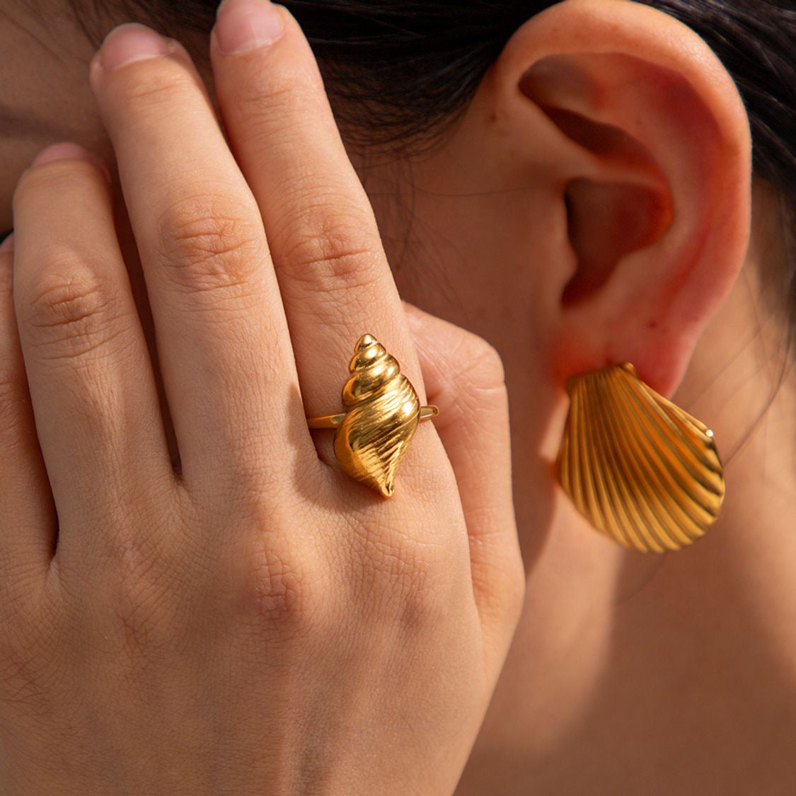 Bague coquillage