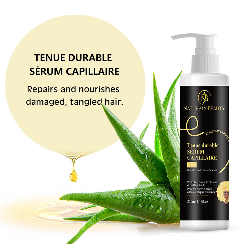 Sérum capillaire spécial cheveux crépus,frissé, bouclés. 250 ML