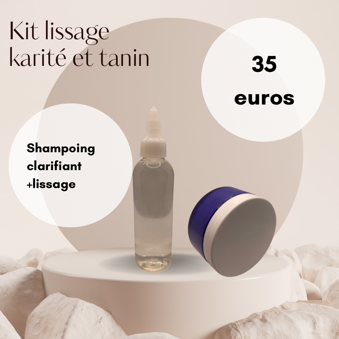 Kit lissage karité ou Tanin